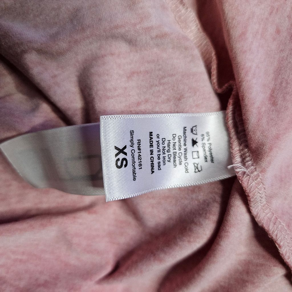 Lularoe Jessie Dress XS Pink Ombre A-line Pockets Knee Length - Picture 6 of 7